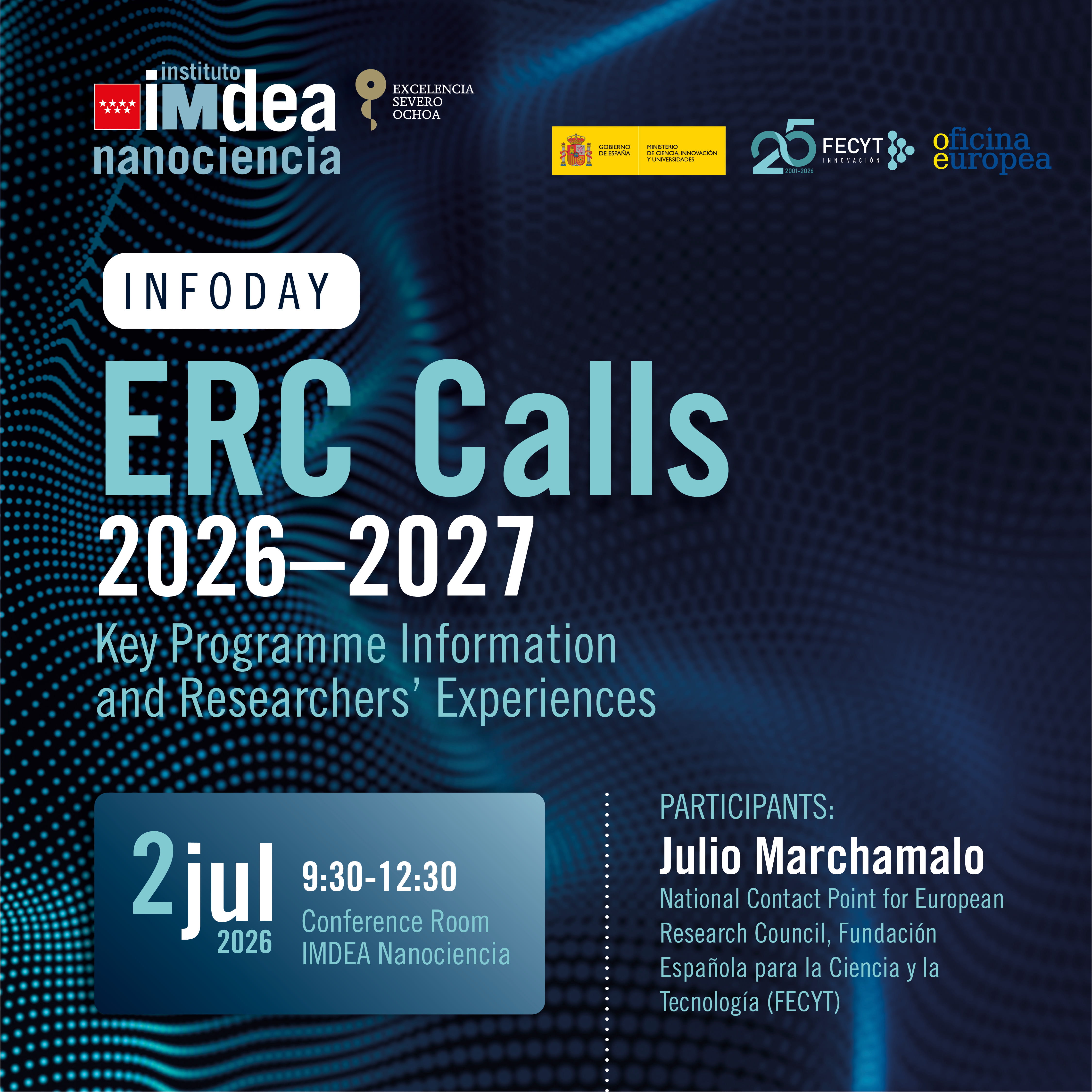 banner 1080x1080 convocatorias ERC calls 2026 27 IMDEA nanociencia 2 1